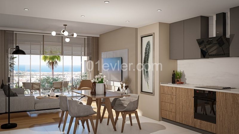 2 + 1 Apartments for Sale with Payment Plans in Alsancak, Kyrenia, Cyprus ** 