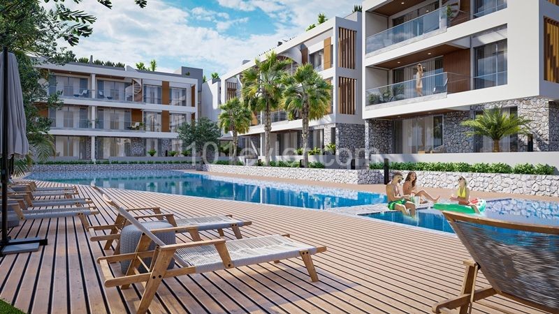 Kıbrıs Girne Alsancak`ta Ödeme Planlı 2+1 Satılık Daire