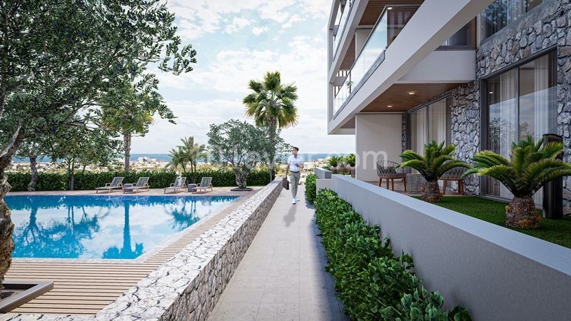 2 + 1 Apartments for Sale with Payment Plans in Alsancak, Kyrenia, Cyprus ** 