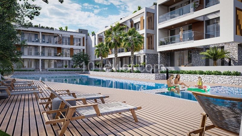 2+1 Luxus-Wohnung Zum Verkauf In Zypern Kyrenia Alsancak ** 