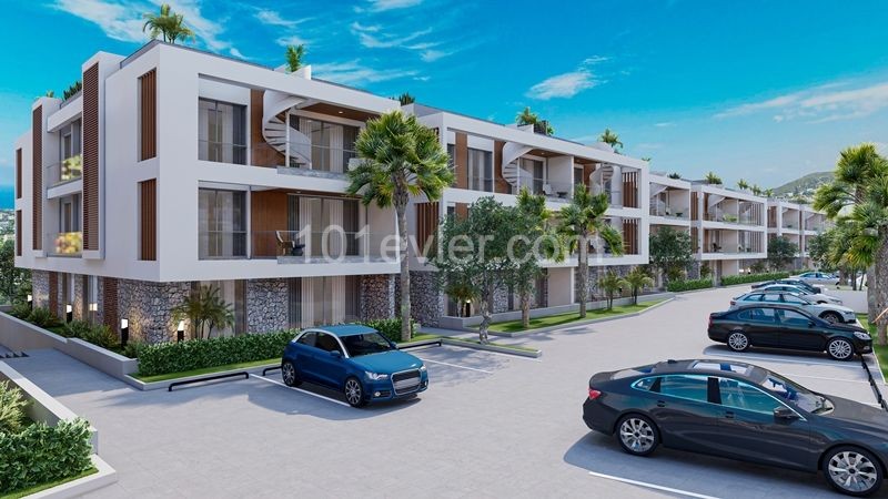 Kıbrıs Girne Alsancak`ta 2+1 Lüks Satılık Daire