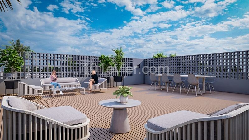 Kıbrıs Girne Alsancak`ta Site İçinde Satılık 2+1 Daire