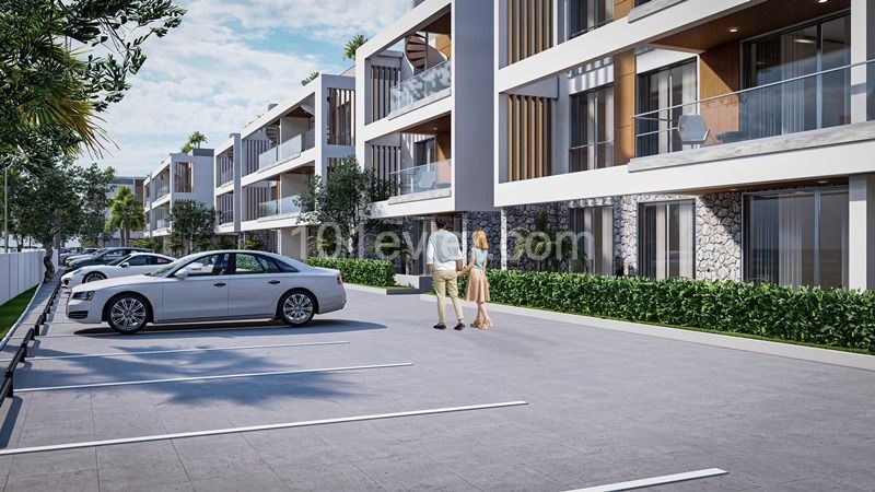 Kıbrıs Girne Alsancak`ta Site İçinde Satılık 2+1 Daire