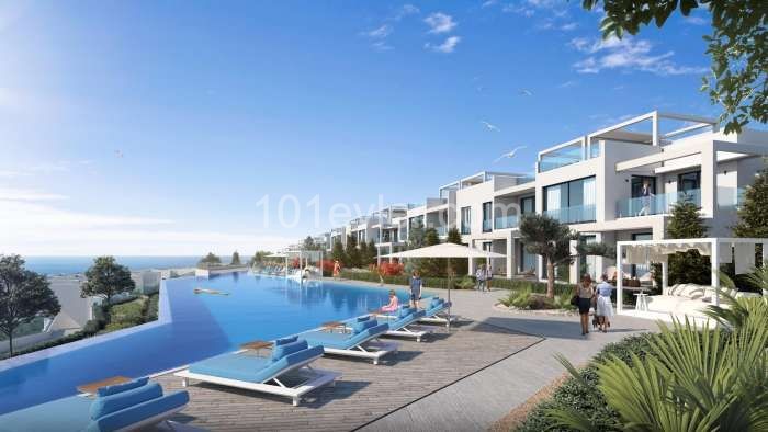 KKTC GİRNE ESENTEPE MUHTEŞEM DENİZ MANZARALI 2+1 ULTRA LUX PENTHOUSE SATILIK