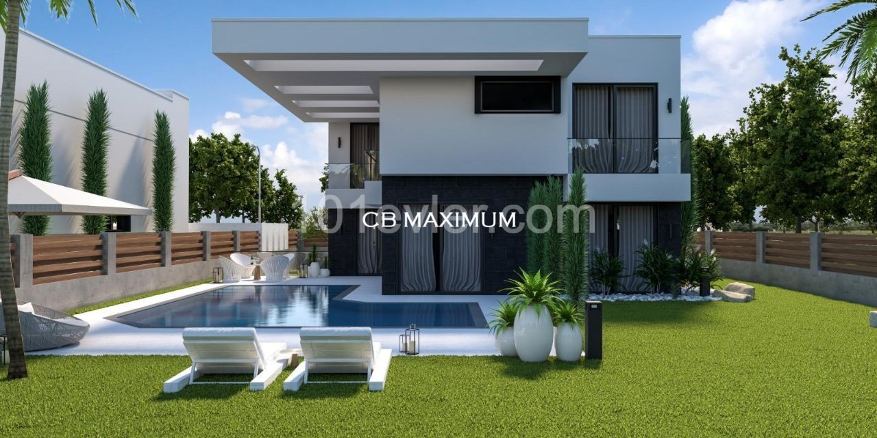 4+1 Villa Zum Verkauf In Zypern Kyrenia Ozanköy ** 