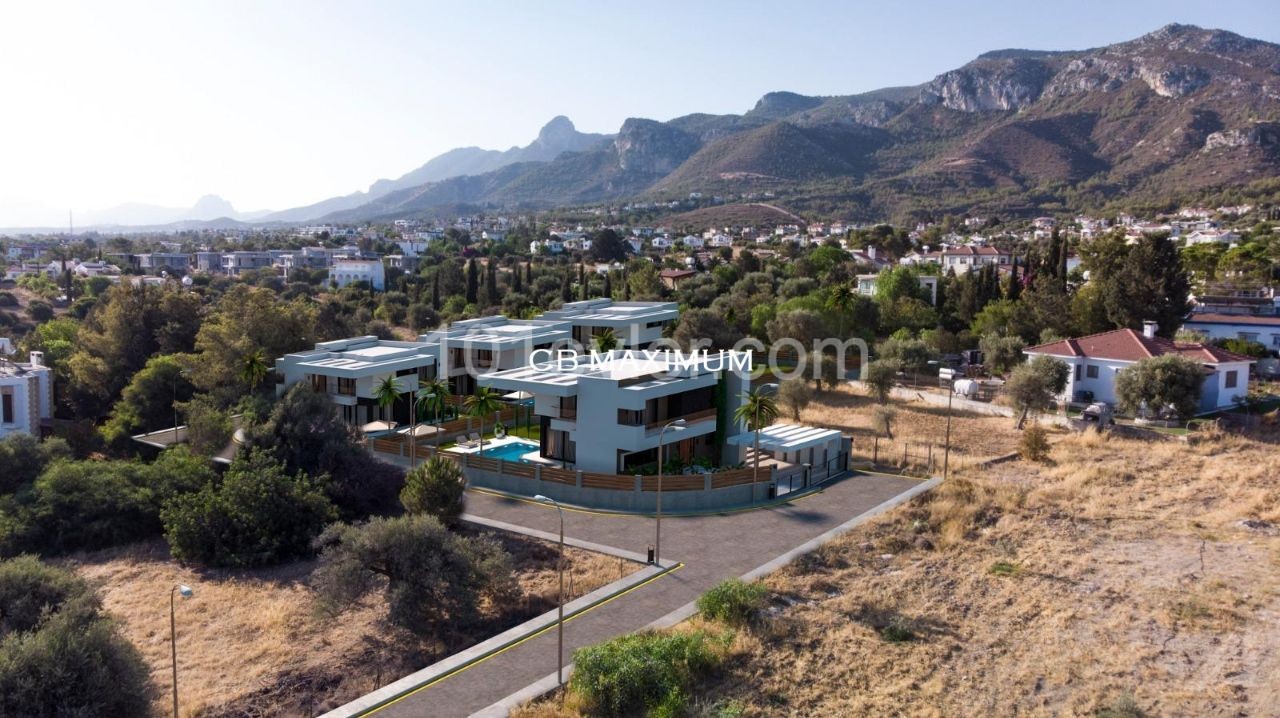 4+1 Villa Zum Verkauf In Zypern Kyrenia Ozanköy ** 