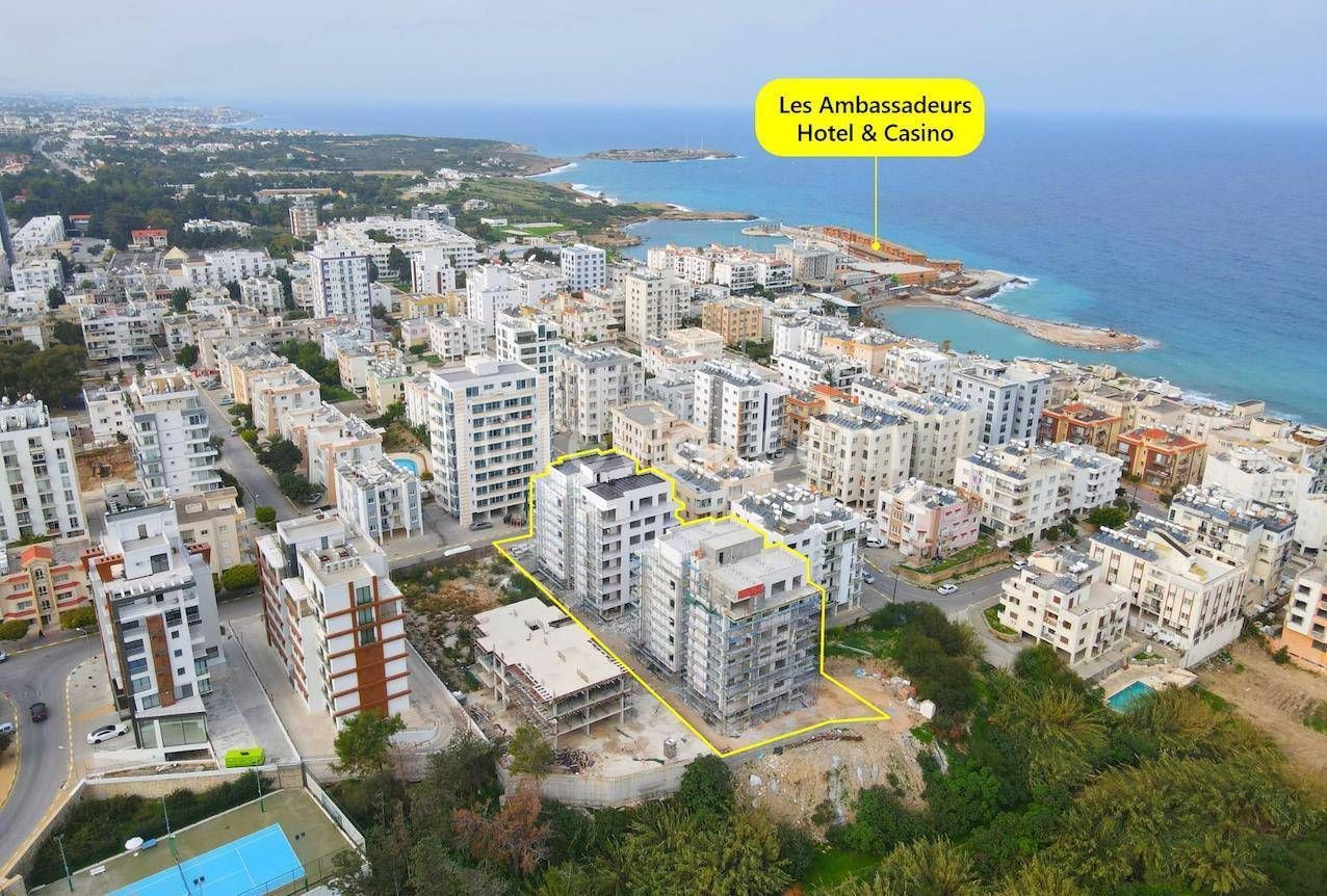 Voll möblierte Luxus-Apartments mit 2+1 und 1+1 Optionen im Zentrum von Kyrenia ** 