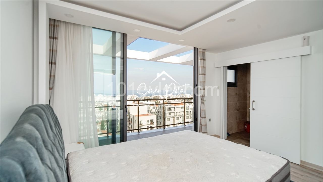 Akacan Elegance'da En Üst Katta Satılık 3+1 Köşe Penthouse/Residence