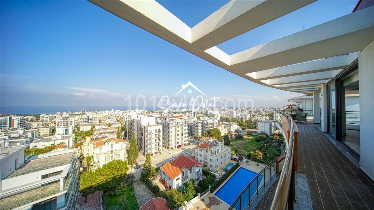 Akacan Elegance'da En Üst Katta Satılık 3+1 Köşe Penthouse/Residence