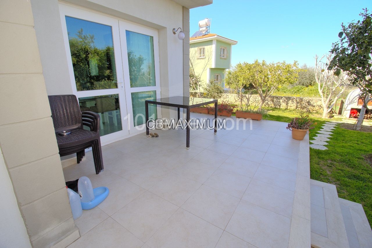 Flawless 3+1 Detached Villa for Sale in a 605m2 Plot of Land in Kyrenia Catalkoy, Cyprus  