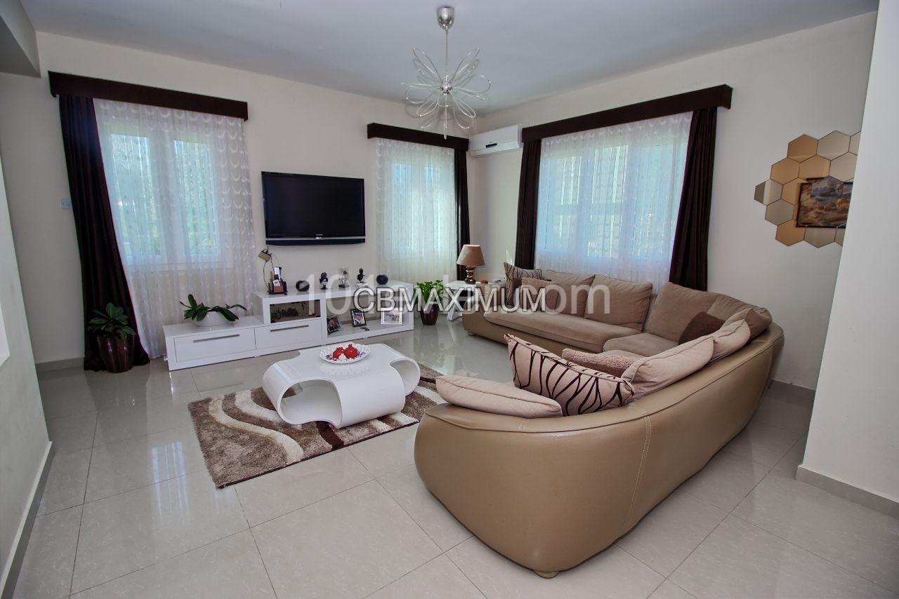 Flawless 3+1 Detached Villa for Sale in a 605m2 Plot of Land in Kyrenia Catalkoy, Cyprus  