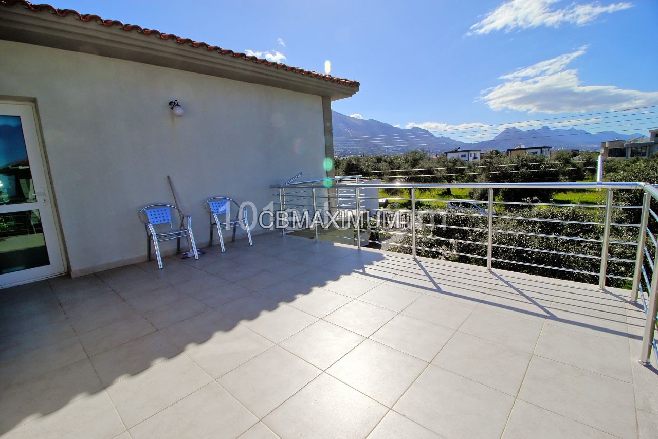 Flawless 3+1 Detached Villa for Sale in a 605m2 Plot of Land in Kyrenia Catalkoy, Cyprus  