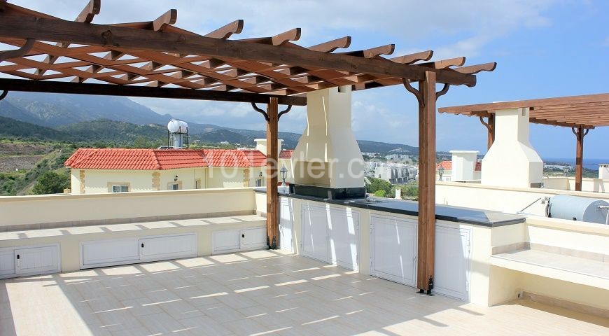 2+1 SEHR PRIVATE WOHNUNG MIT HERRLICHEM MEERBLICK IN ZYPERN KYRENIA ESENTEPEDE ** 