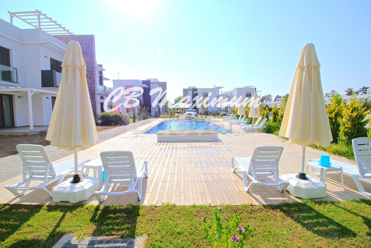 Voll Möblierte Luxus 2+1 Wohnung Zu Vermieten In Kyrenia Ozanköy Mit Pool ** 