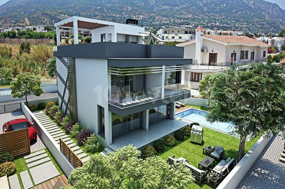 3+1 VILLA FOR SALE IN CYPRUS KYRENIA ALSANCAK REGION