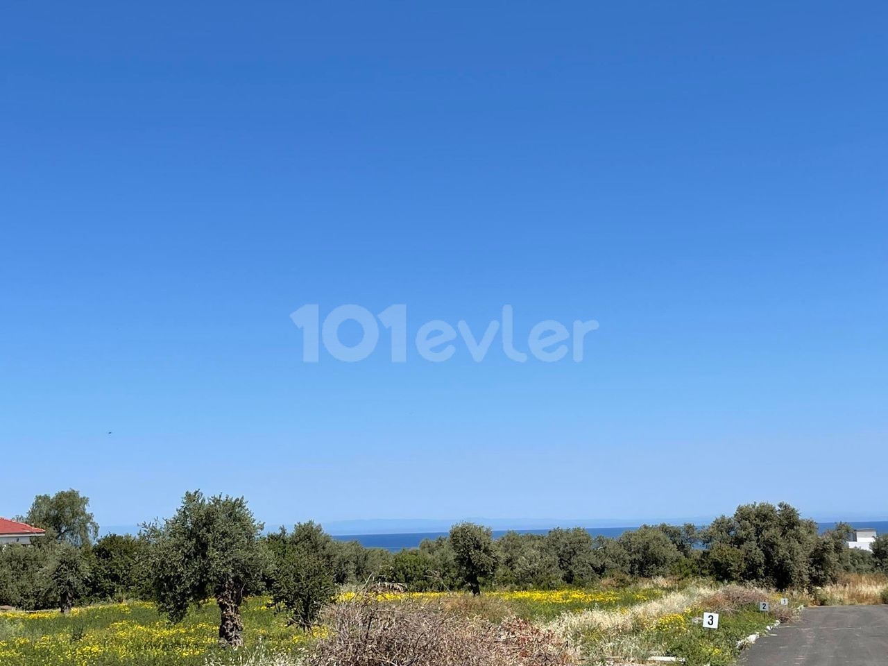 THE ONLY AUTHORIZED CYPRUS KYRENIA OZANKOY Dec 991 M2 LAND WITH FULL SEA VIEW ** 