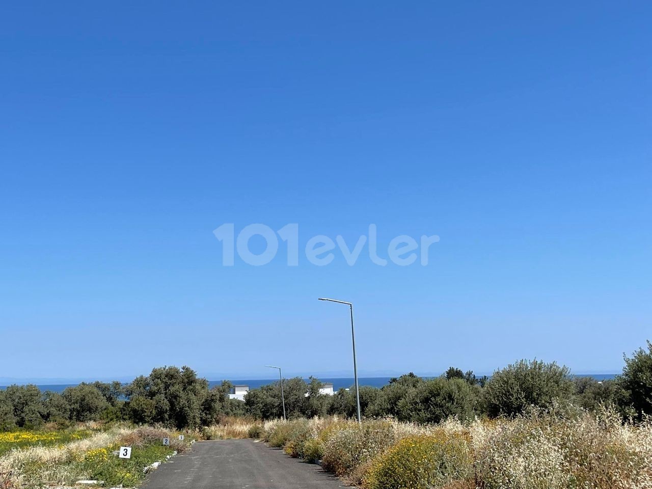 THE ONLY AUTHORIZED CYPRUS KYRENIA OZANKOY Dec 991 M2 LAND WITH FULL SEA VIEW ** 