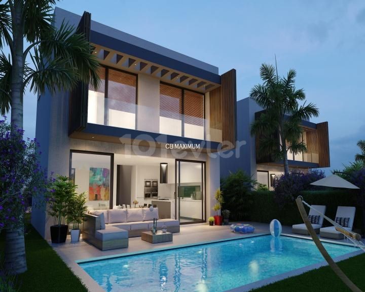 4+1 Luxury Villas with Pool for Sale in Kyrenia/ Edremit, TRNC