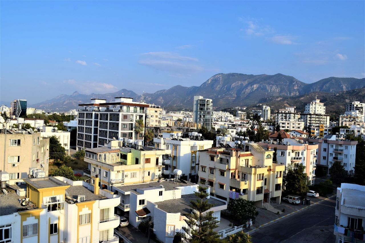 2+1 Penthouse with Large Balcony for Rent in Kyrenia Center