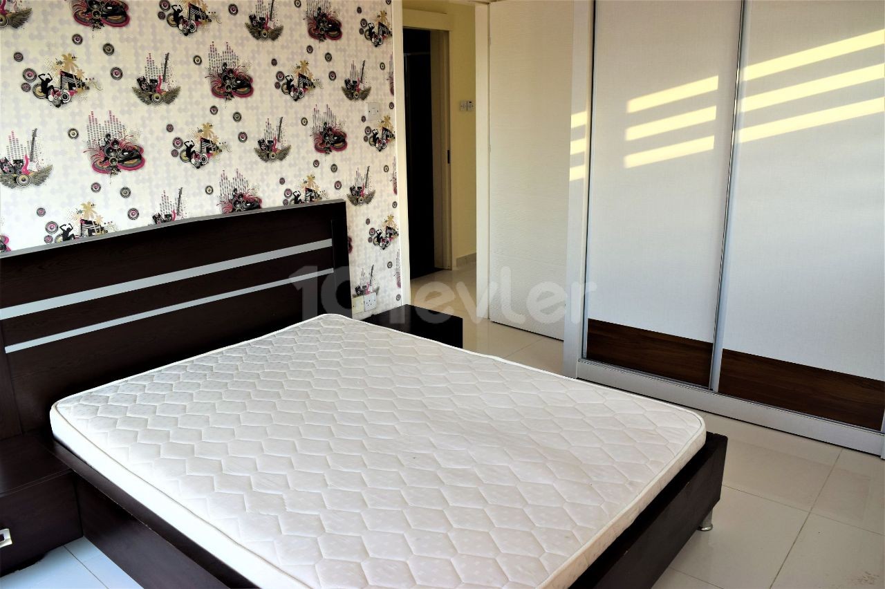 2+1 Penthouse with Large Balcony for Rent in Kyrenia Center