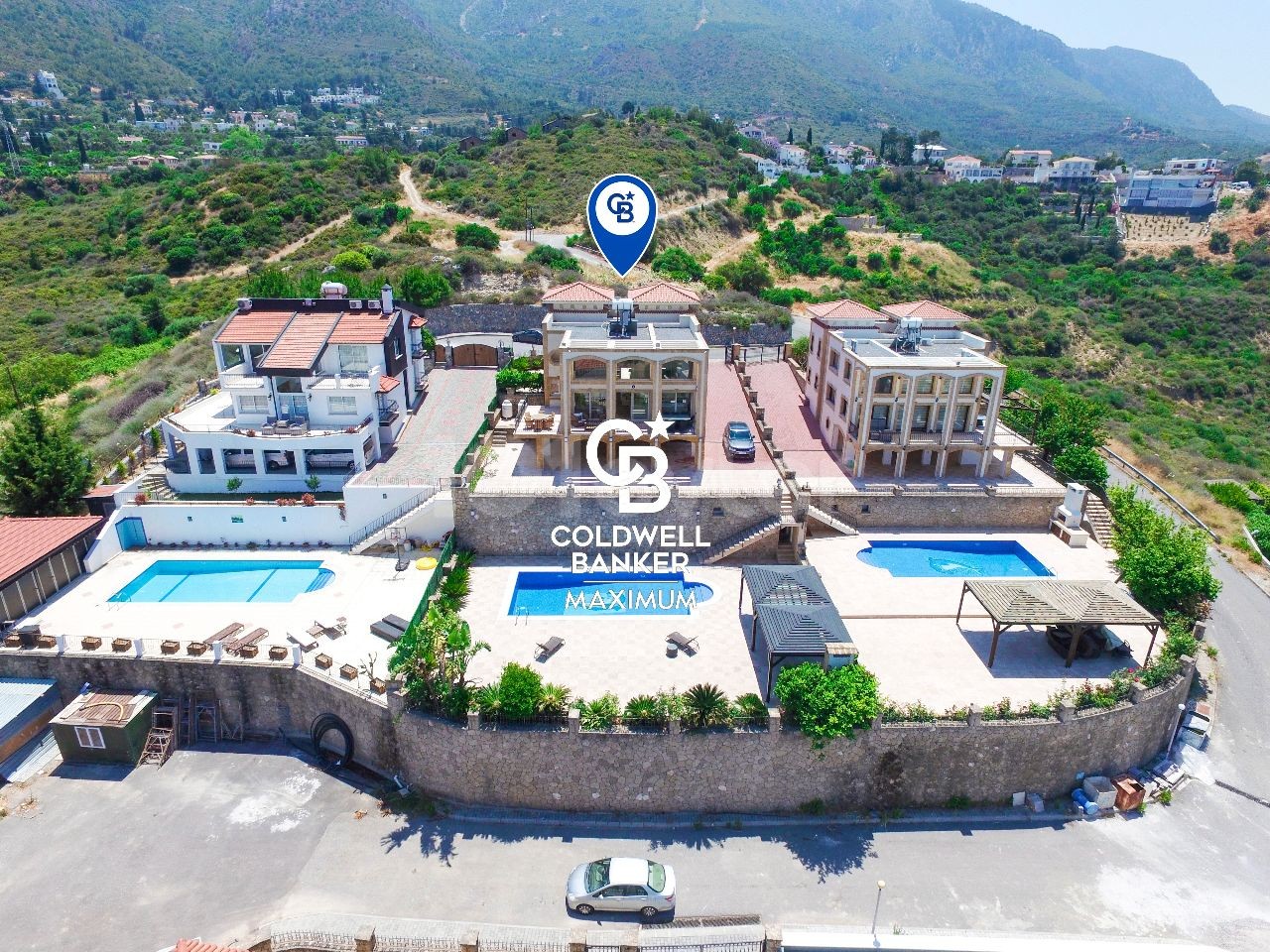 Triplex Luxury Villa for Sale with Sea View in Kyrenia Bellapais Region ** 