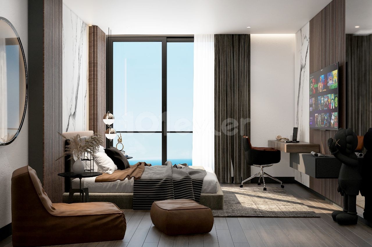 Luxury 6 + 1 Villas for Sale by the Sea in Kyrenia Çatalköy Region with Turkish Cob ** 