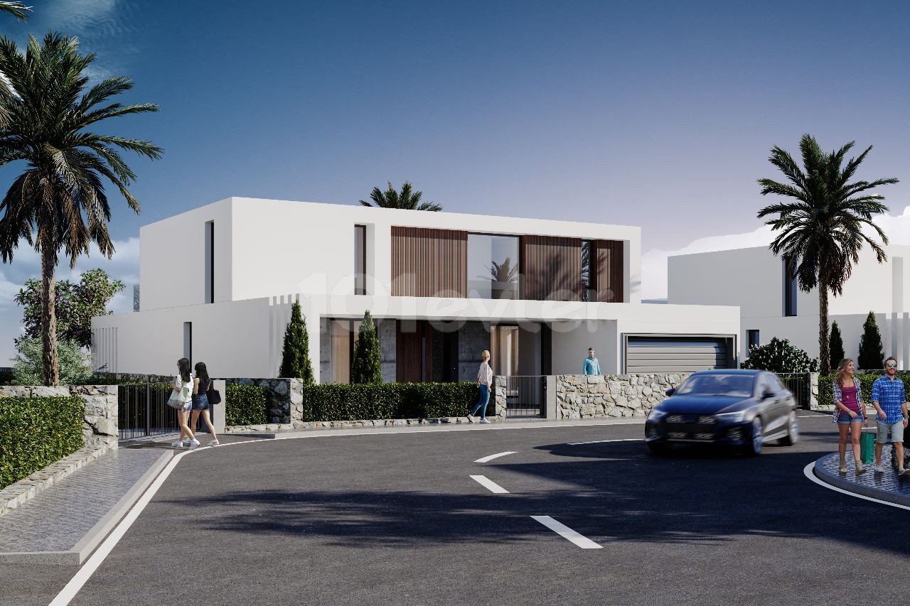 Cyprus Kyrenia Çatalköy Region Turkish Koçanli Beachfront, Luxury 4 + 1 Villas ** 