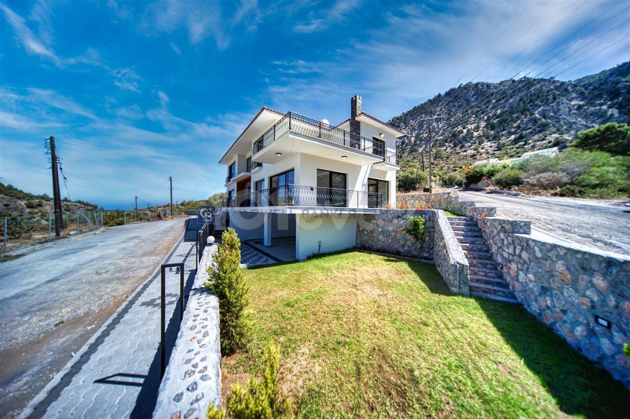 Cyprus, Alsancak Ilgaz 4 + 1 Villa for Sale with Kapalmaz View ** 