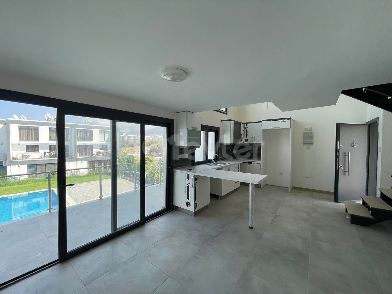 CYPRUS KYRENIA ALSANCAK DUPLEX 1 + 1 NEW APARTMENT CLOSE TO THE MAIN STREET ** 