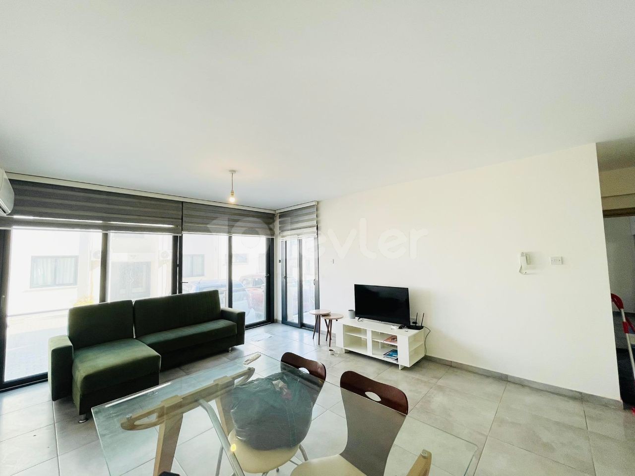 CYPRUS KYRENIA ALSANCAK NEW 1 + 1 GARDEN FLOOR APARTMENT FOR SALE ON A SITE WITH A POOL ** 