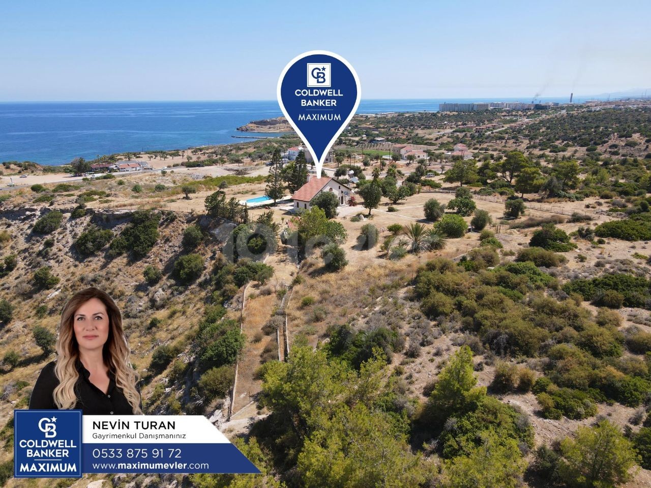 THE ONLY AUTHORIZED CYPRUS KYRENIA ÇATALKÖY LAND PLOT WITH 5 Decares 2600 A2 MOUNTAIN HOUSE WITH SEA VIEW ** 