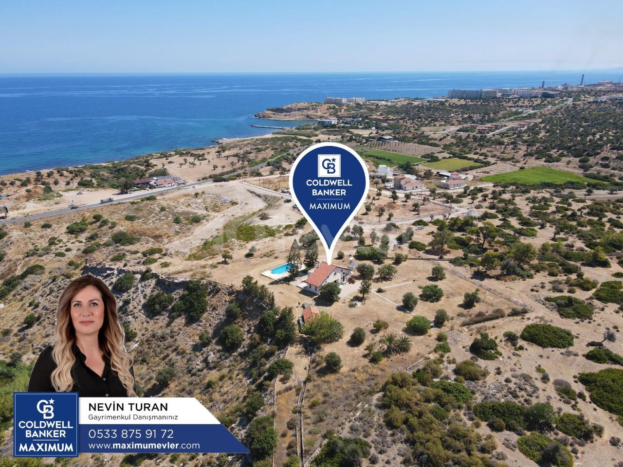 THE ONLY AUTHORIZED CYPRUS KYRENIA ÇATALKÖY LAND PLOT WITH 5 Decares 2600 A2 MOUNTAIN HOUSE WITH SEA VIEW ** 