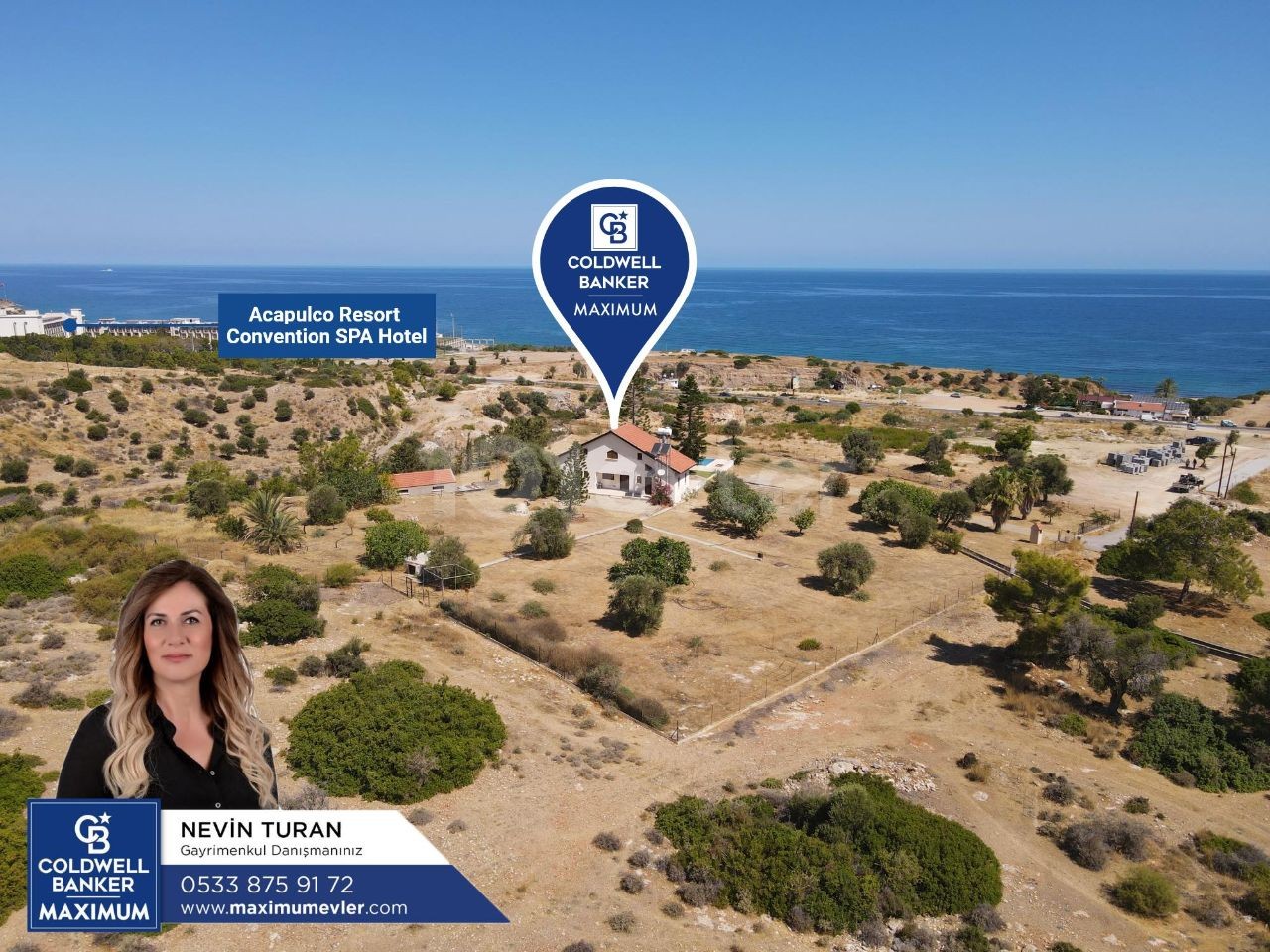 THE ONLY AUTHORIZED CYPRUS KYRENIA ÇATALKÖY LAND PLOT WITH 5 Decares 2600 A2 MOUNTAIN HOUSE WITH SEA VIEW ** 