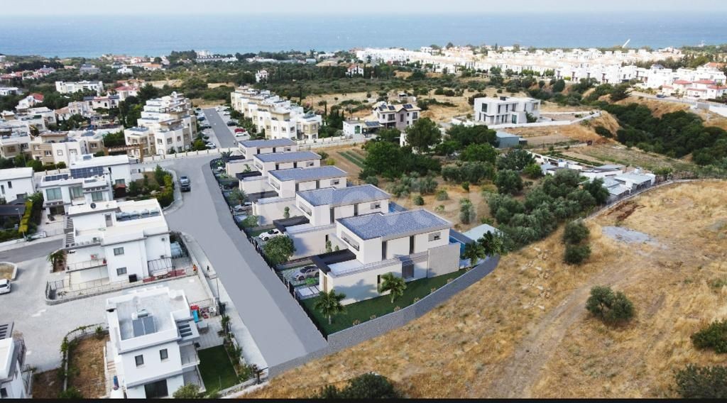 CYPRUS KYRENIA ALSANCAK MODERN 4 + 1 VILLAS WITH VERY PRIVATE POOL FOR SALE ** 