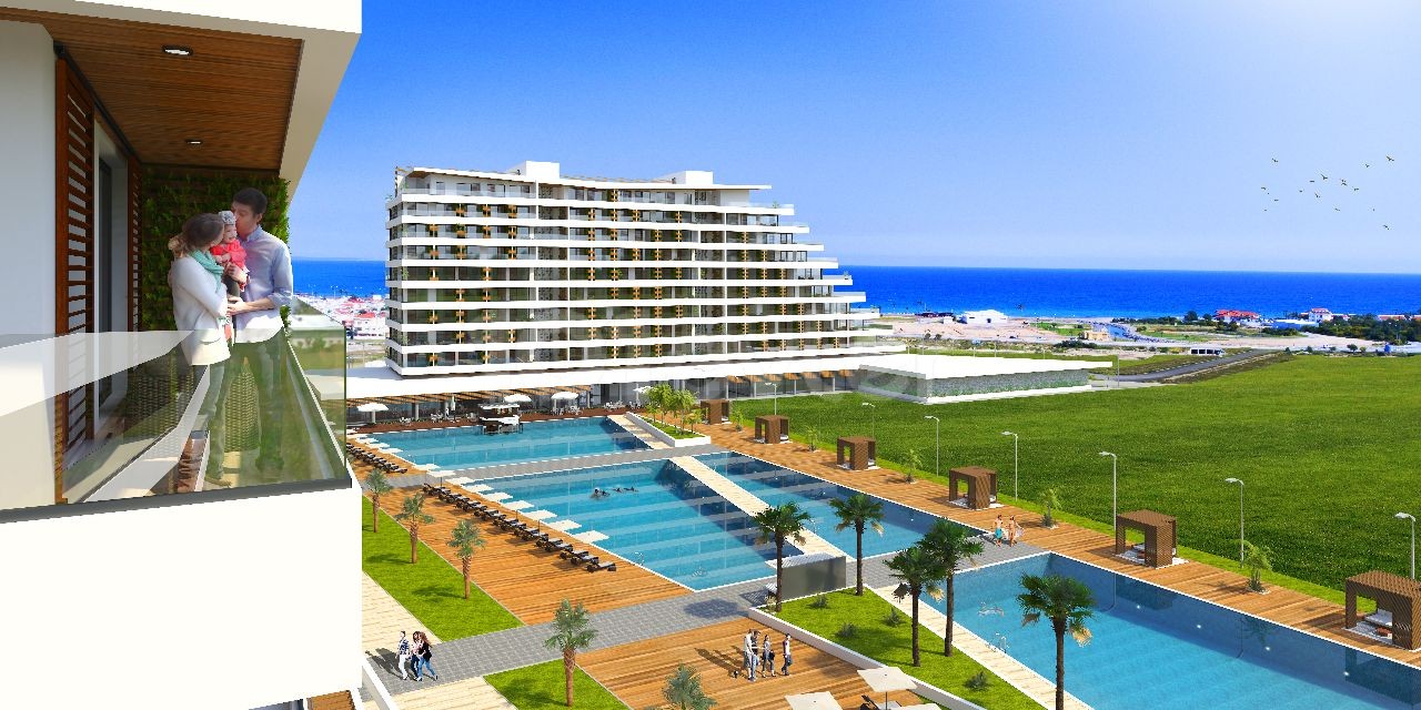 Cyprus, 2+1 Apartments for Sale in Iskele Long Beach ** 