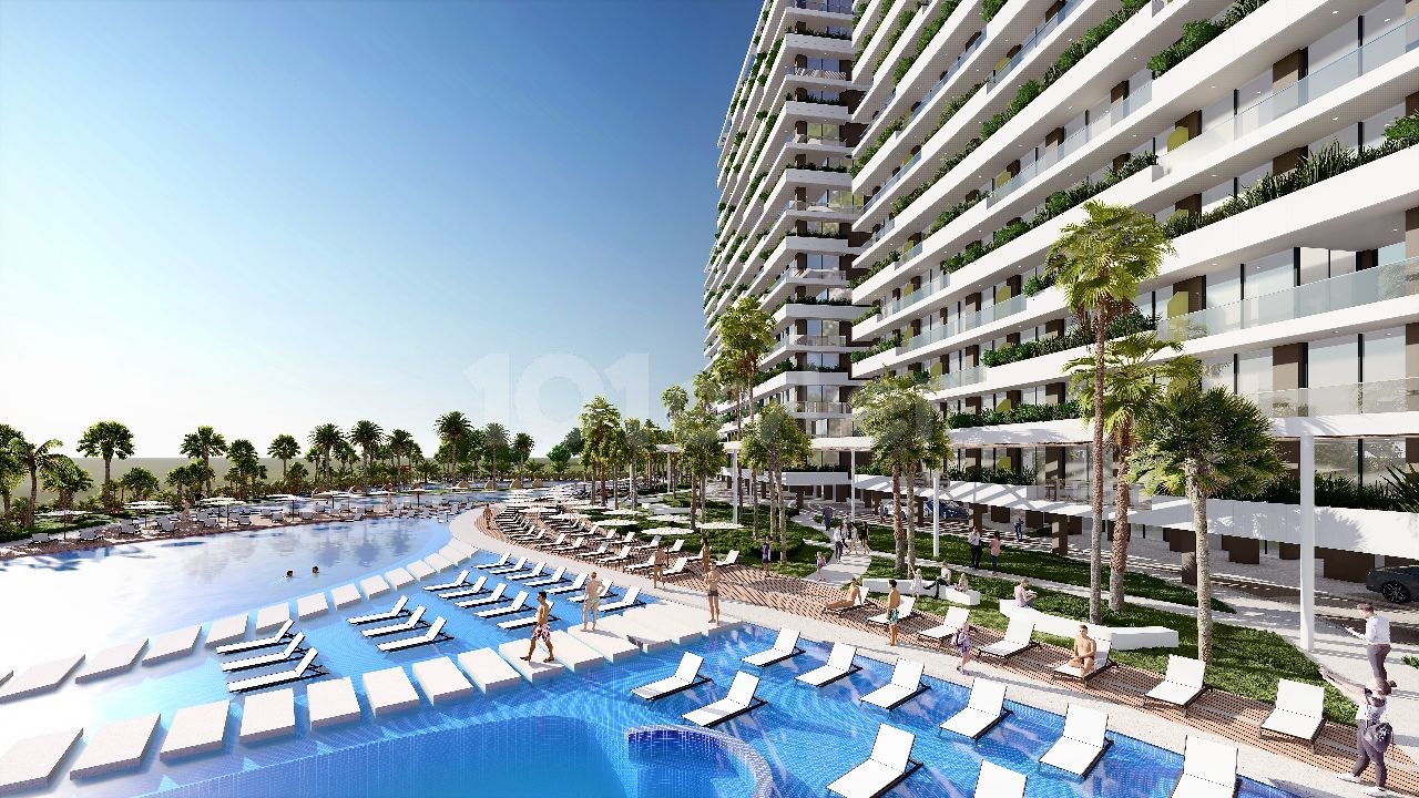 KKTC, İskele Long Beach'de Satılık 1+1 Daireler