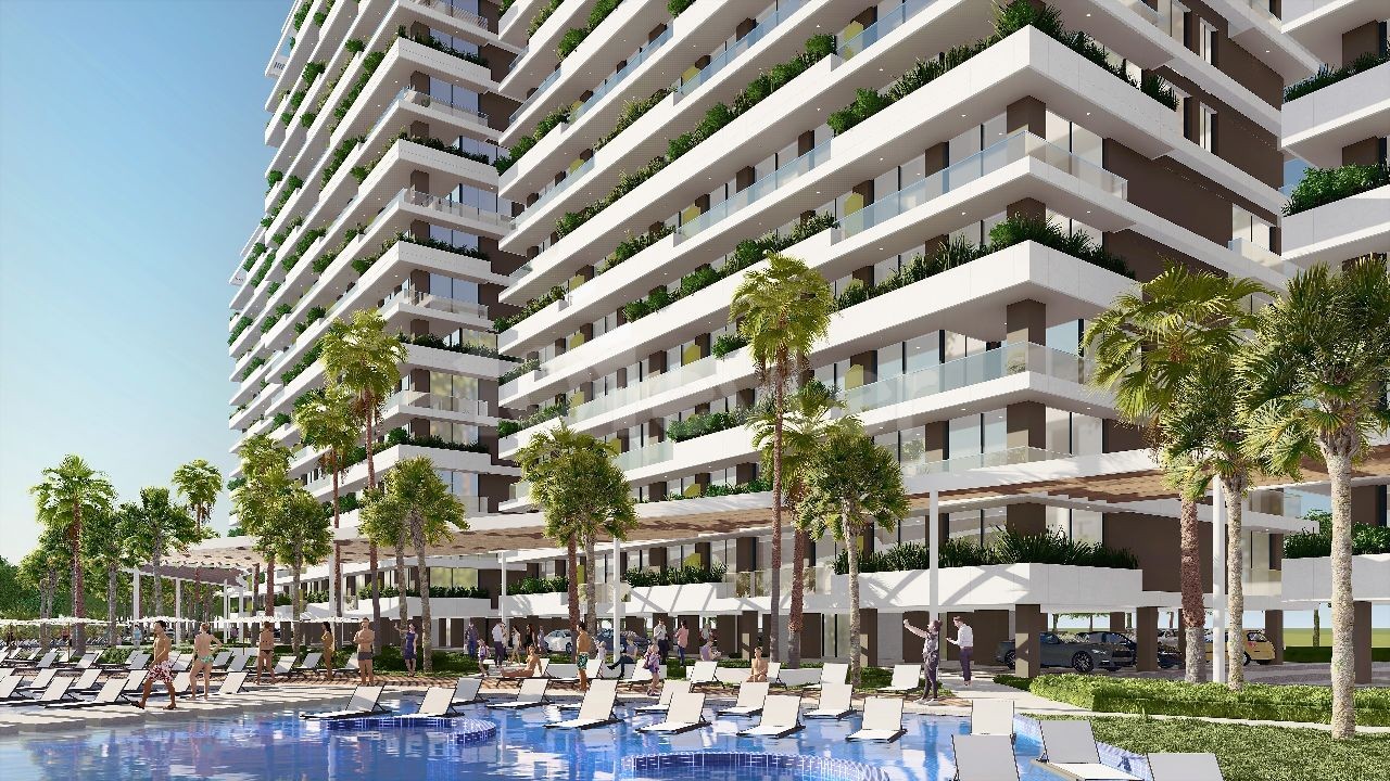 KKTC, İskele Long Beach'de Satılık 1+1 Daireler