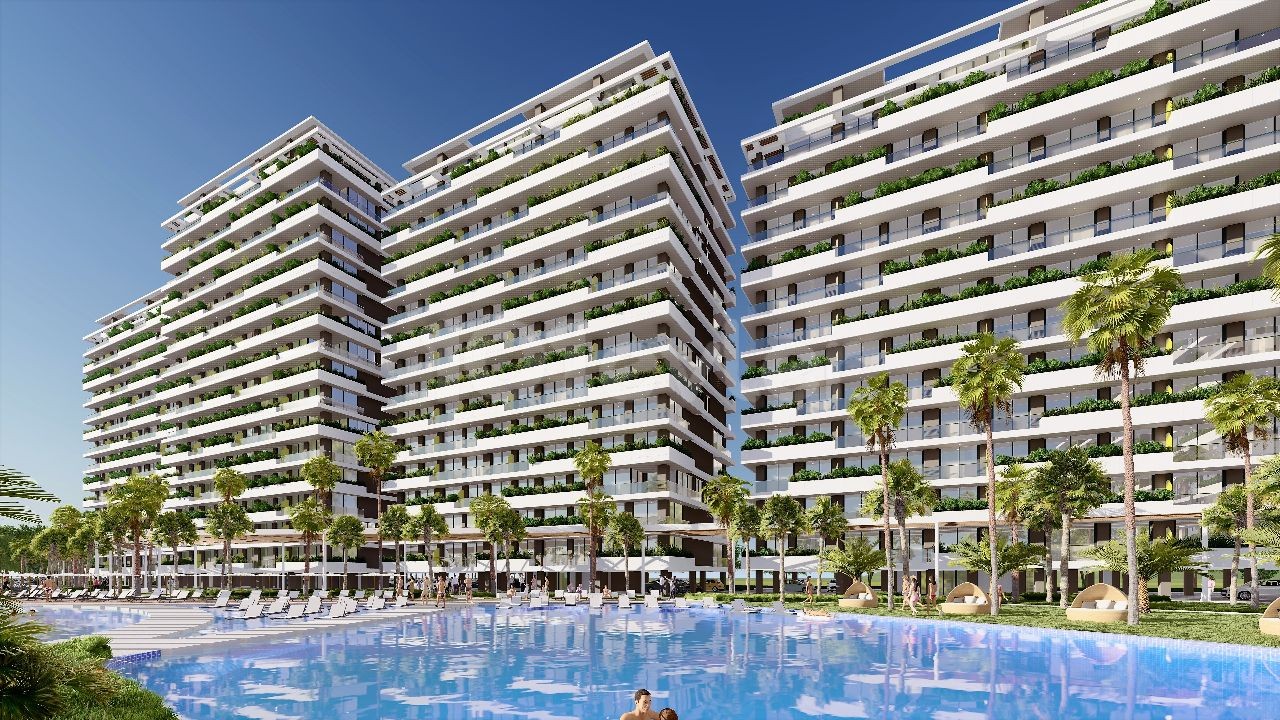 KKTC, İskele Long Beach'de Satılık 1+1 Daireler