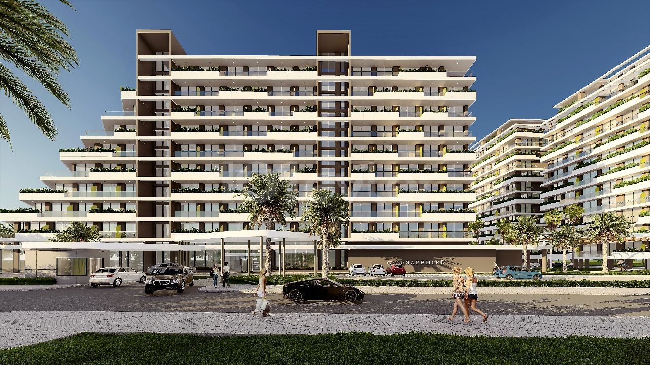 KKTC, İskele Long Beach'de Satılık 1+1 Daireler