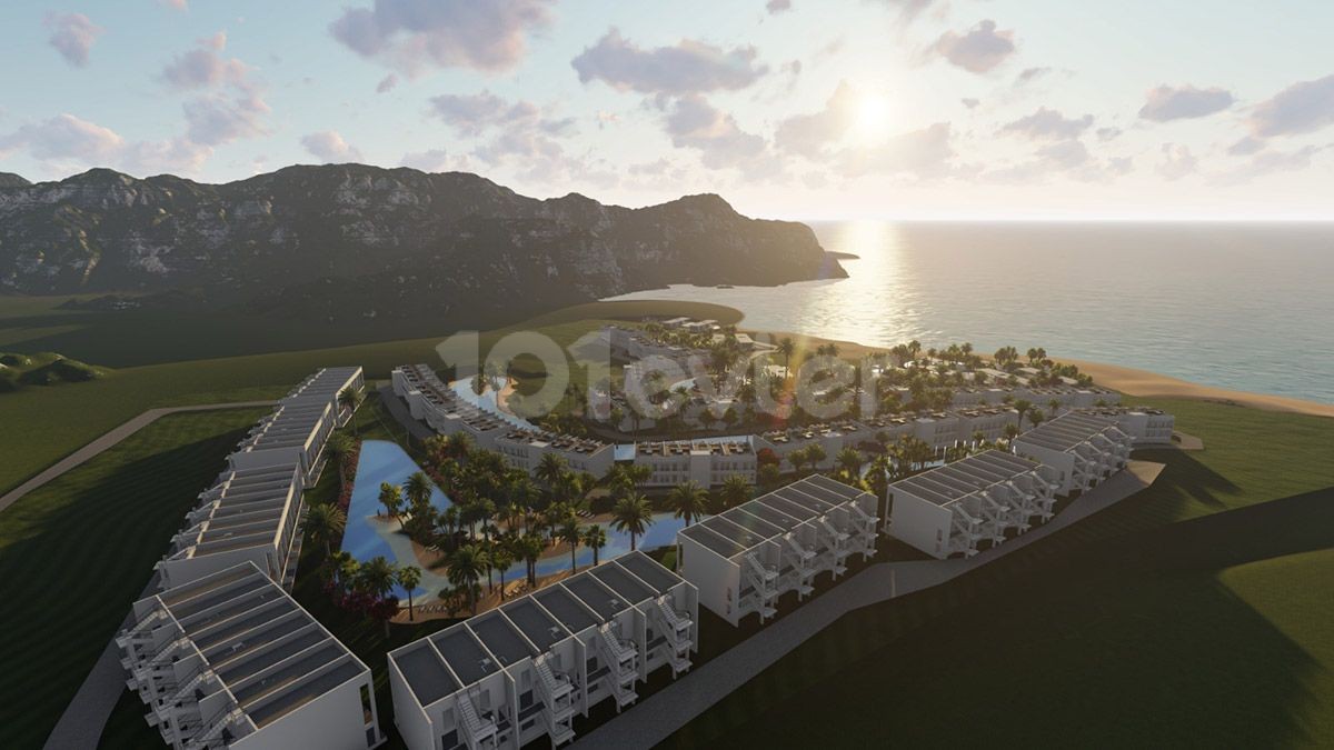 2+1 DUBLEX-PENTHOUSE-WOHNUNG IN ZYPERN, KYRENIA, ESENTEPE, fußläufig zum Meer