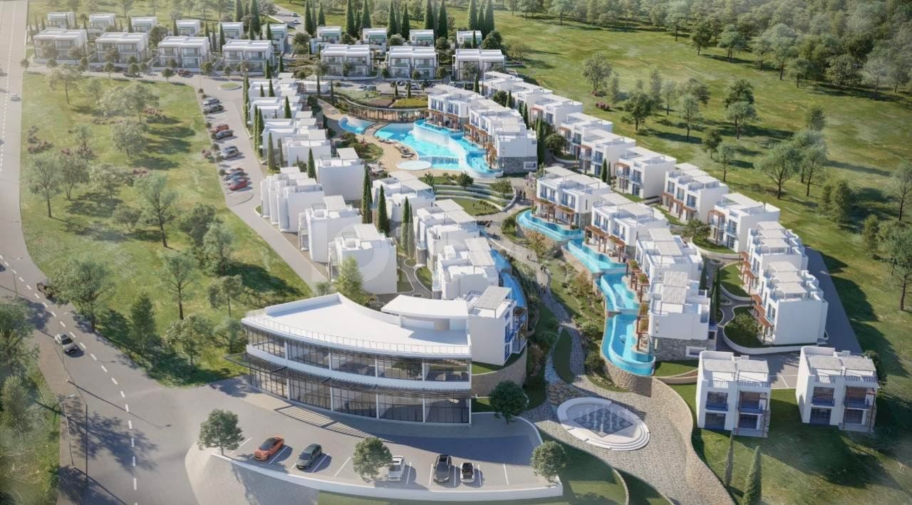 Kıbrıs Girne Lapta da  Denize Sıfır Bir Yaşam Başlıyor  Satılık 1+1  Penthouse Ödeme Planlı Daireler 