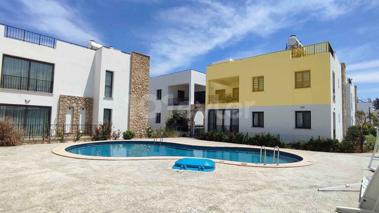 Cyprus, Kyrenia, 3+1 Flat for Sale with Communal Pool, Full Sea View, Spacious Area in Olive Grove