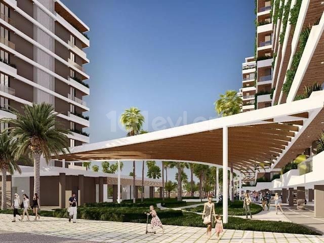 Инвестиционная возможность на Кипре, регион Искеле Лонг-Бич. Квартира 1+0 на продажу в проекте Grand Sapphire