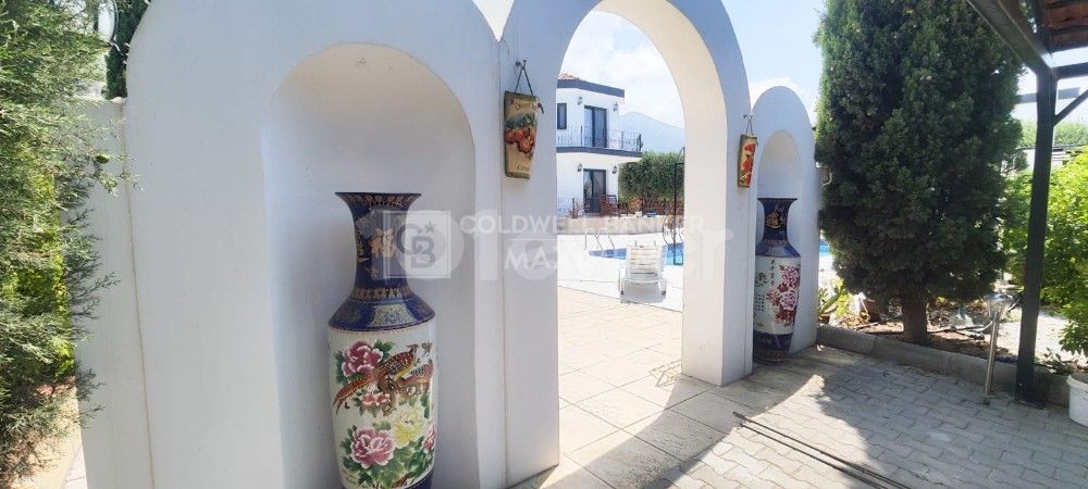 4+1 Villa for Rent with Private Pool and Landscape in Çatalköy, Kyrenia