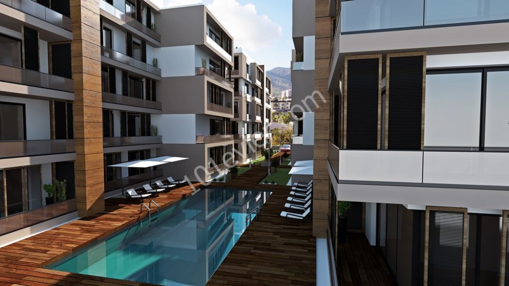 3 Bedrooms Lux Flats For Sale in Kyrenia City Center