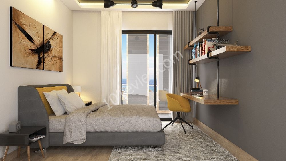 3 Bedrooms Lux Flats For Sale in Kyrenia City Center