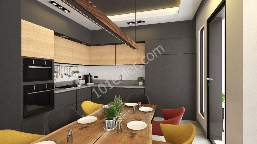 3 Bedrooms Lux Flats For Sale in Kyrenia City Center