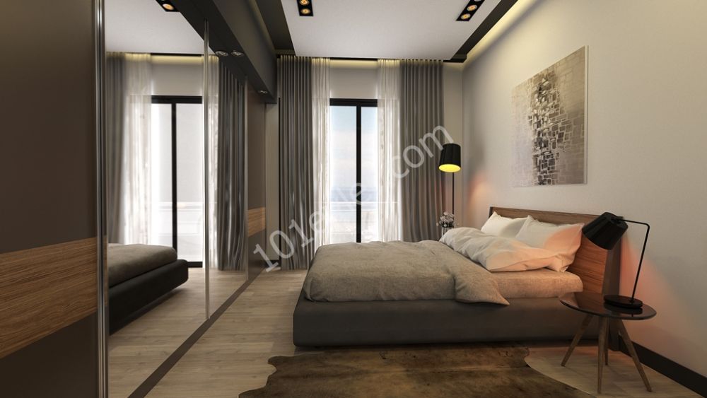 2 Bedrooms Lux Flats For Sale in Kyrenia City Center