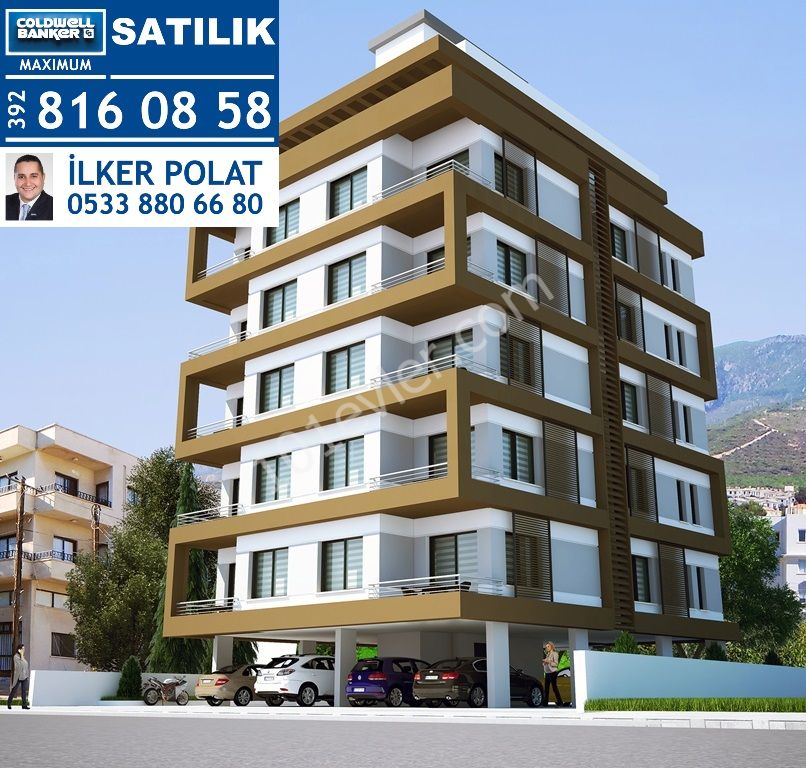 Girne Merkezde Çeliker Hastanesi Arkası Satılık 3+1 Lüks Penthouse