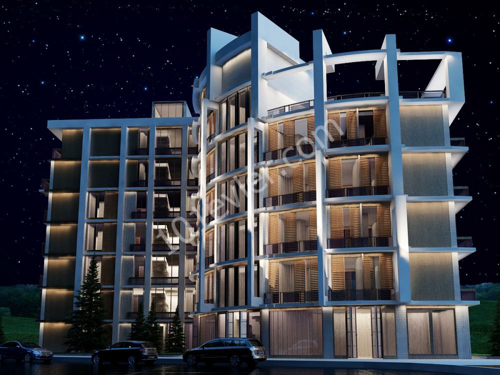Girne Merkez de Türk Koçanlı Modern Tasarım Satılık Penthouselar